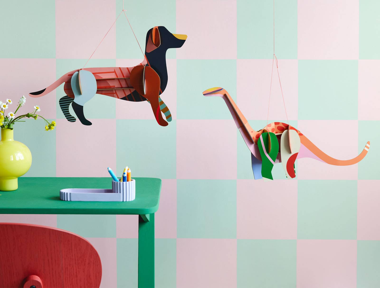 Maggie Dachshund - 3D DIY Wall Art Kit