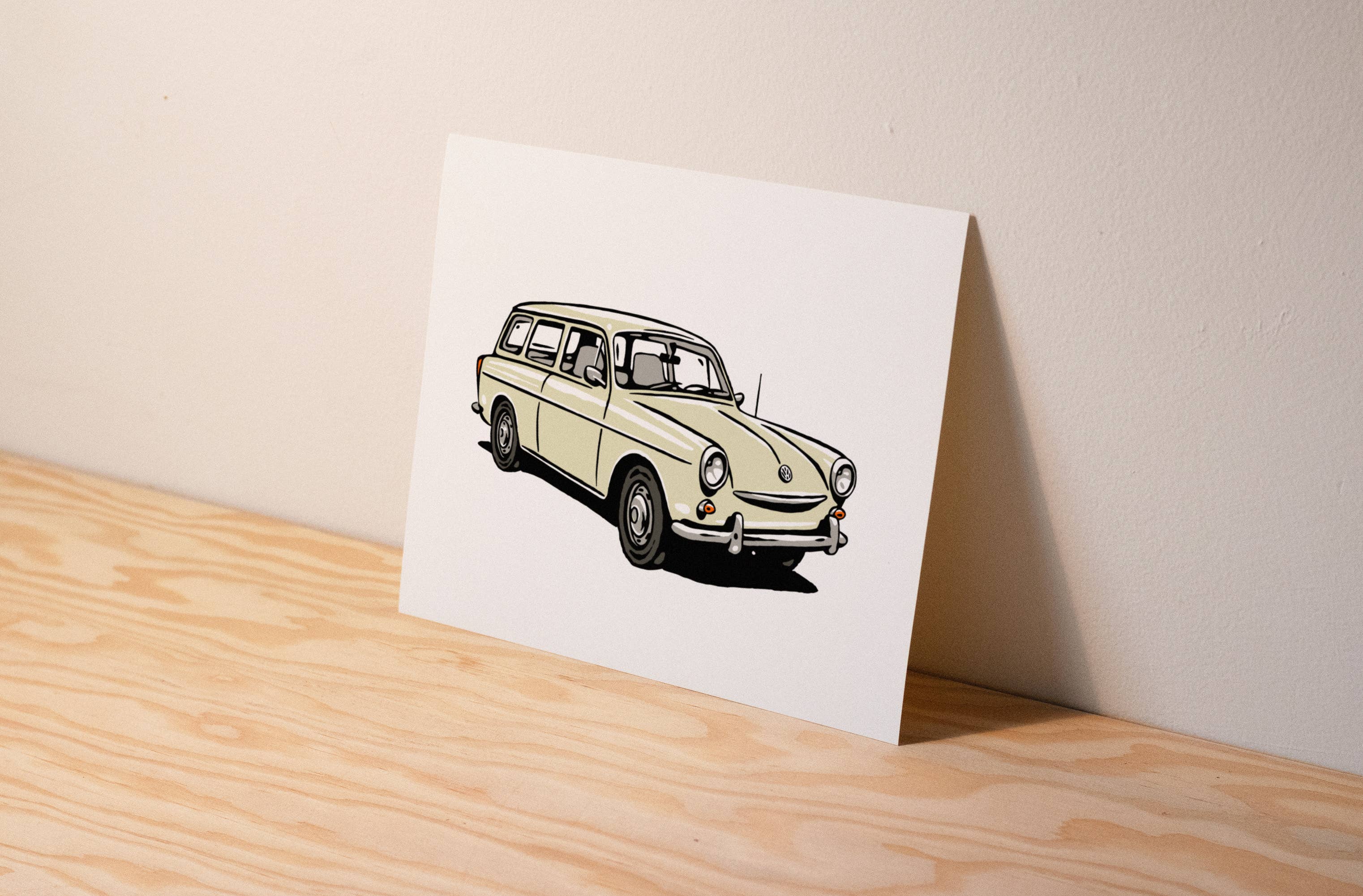 1960s VW Squareback Print