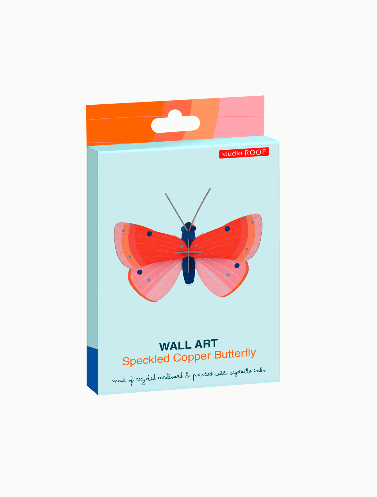 Speckled Copper Butterfly: 3D DIY Wall Art Kit