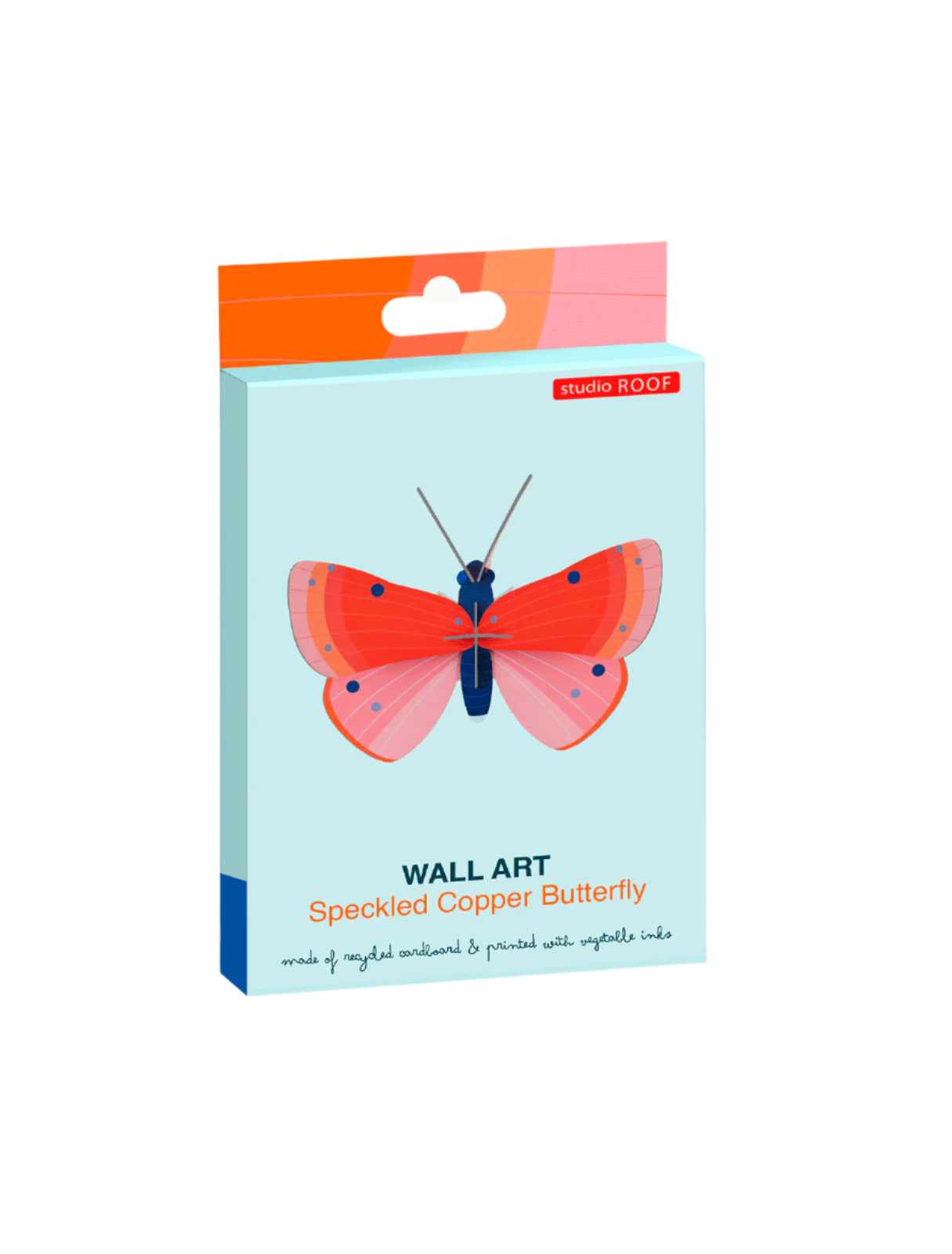 Speckled Copper Butterfly: 3D DIY Wall Art Kit