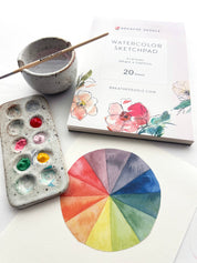 20 Sheets | Watercolor Sketch Pad