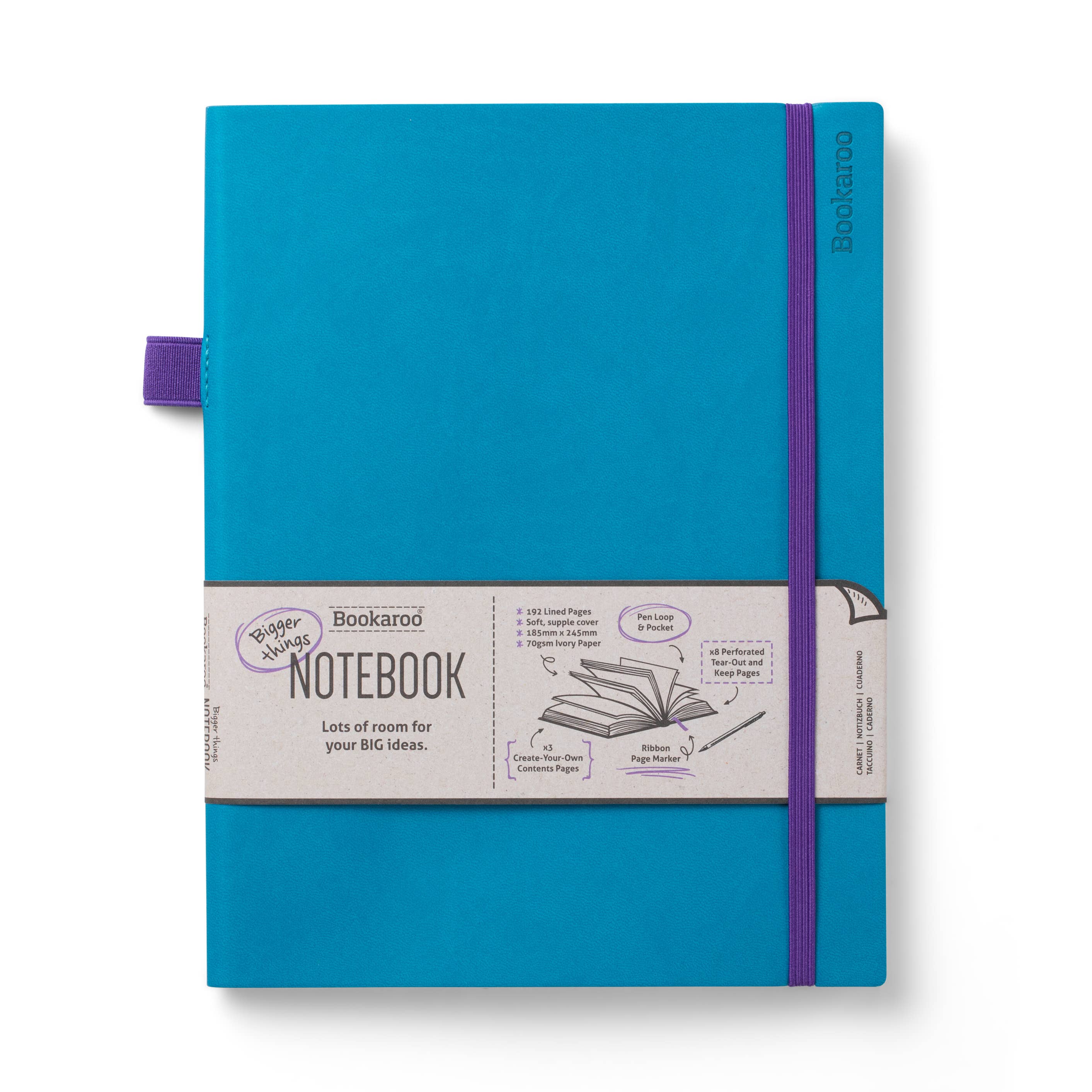 Bookaroo Bigger Things Notebook - 4 Colors Available