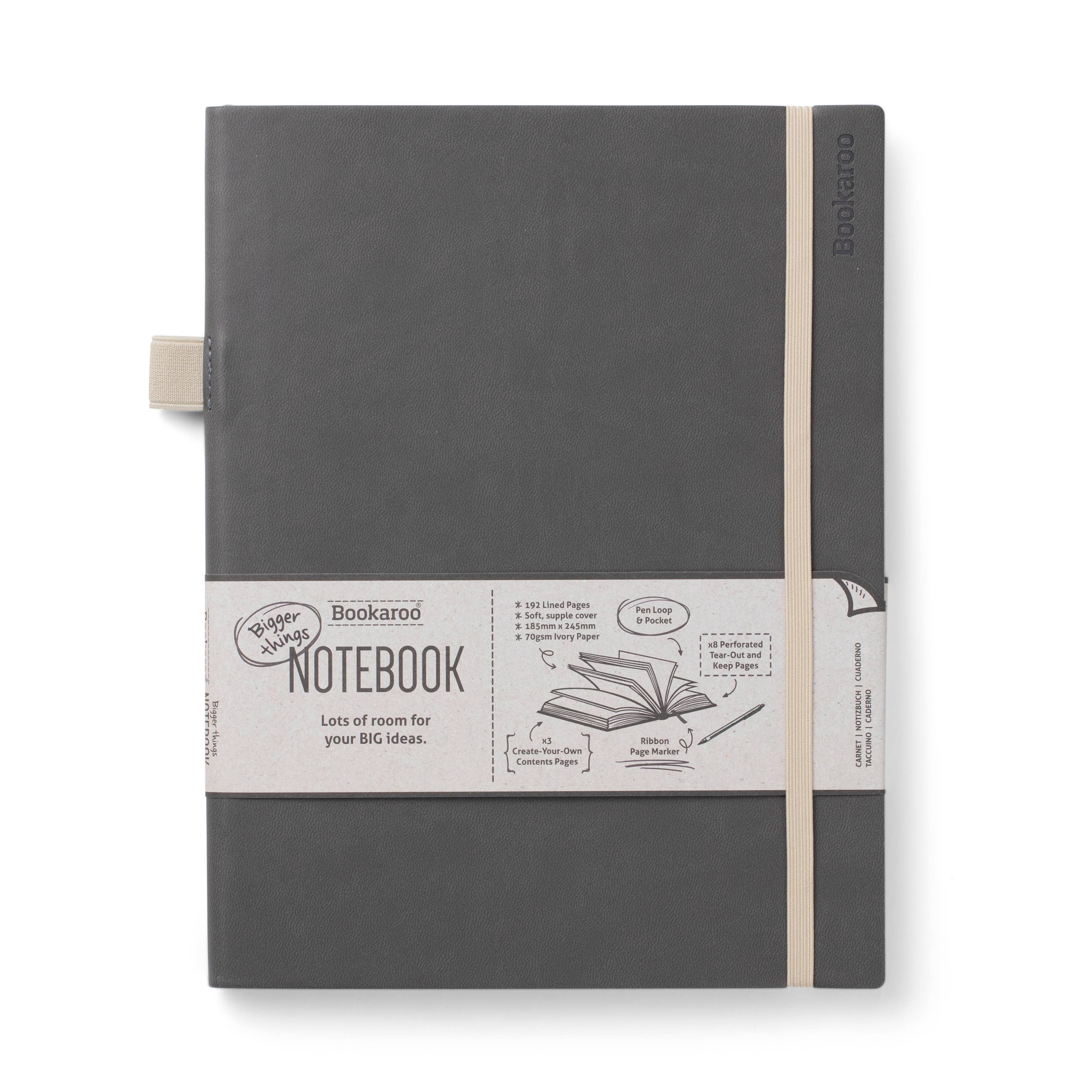 Bookaroo Bigger Things Notebook - 4 Colors Available