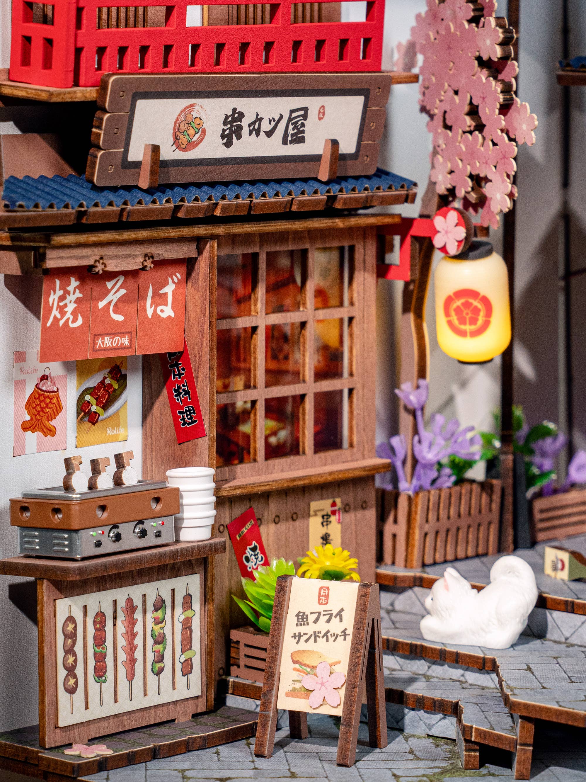 Sakura Wine Alley DIY Book Nook Kit