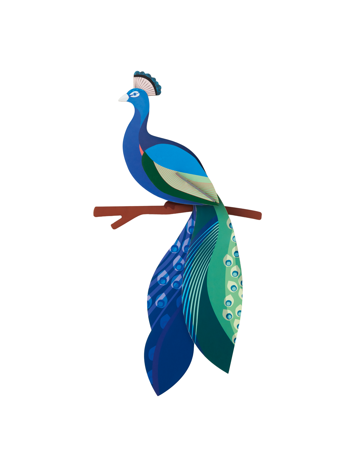 Peacock Paradise Bird 3D DIY Wall Art