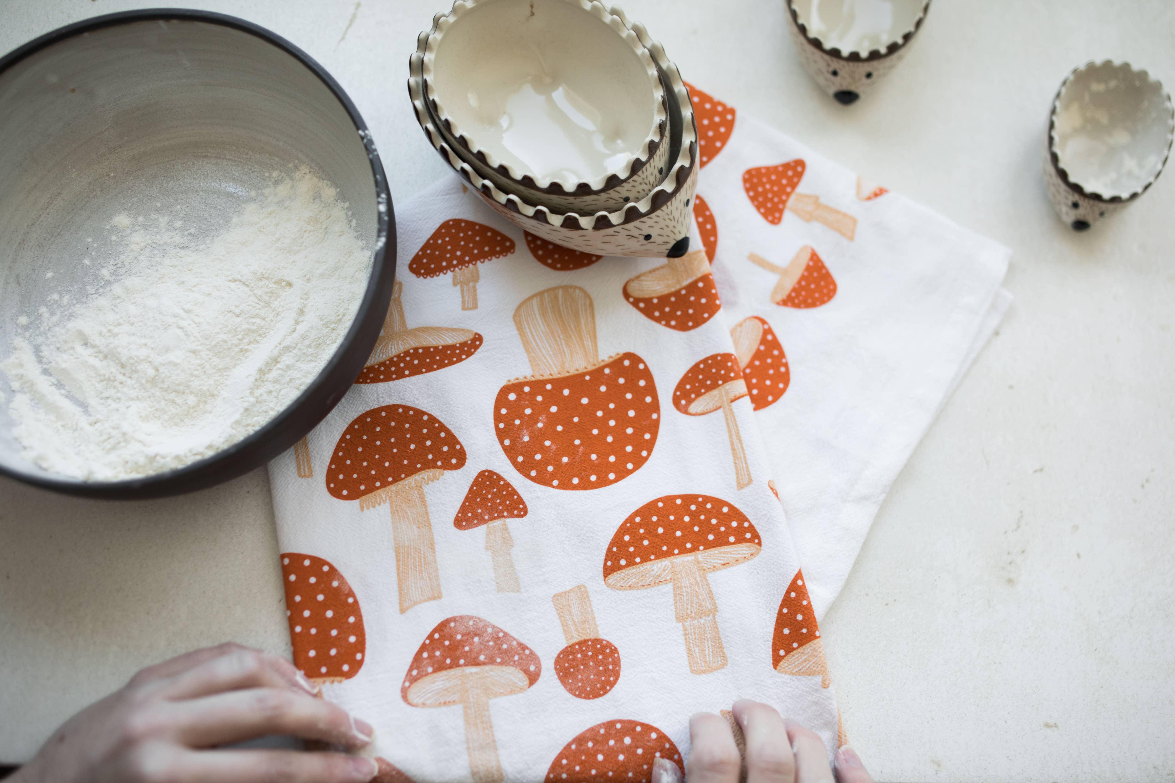 Mushroom Tea Towel