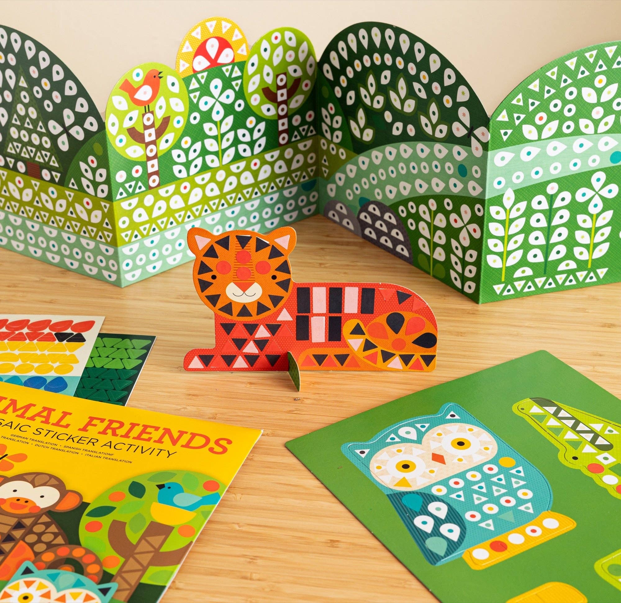 Animal Friends: Mosaic Sticker Activity