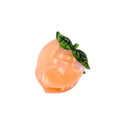Mini Peach Hair Claw Clip