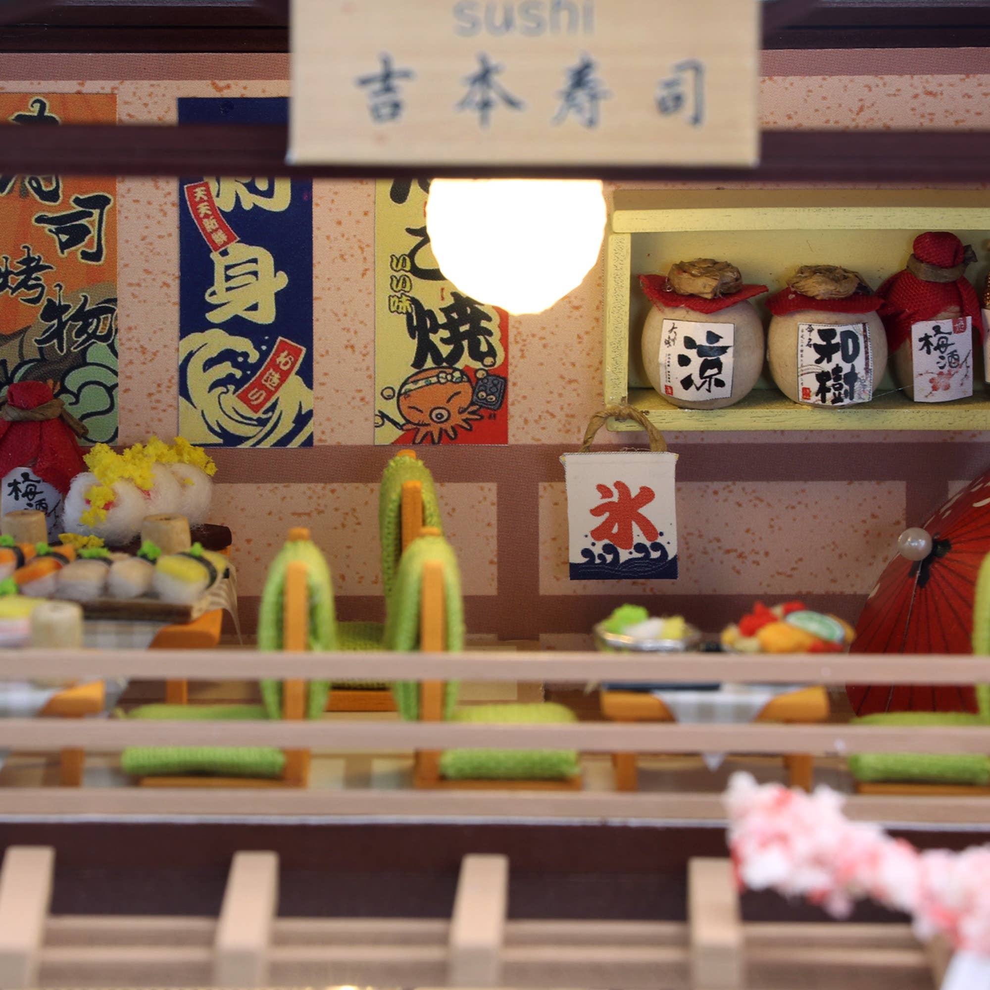 Sushi House DIY Miniature House Kit
