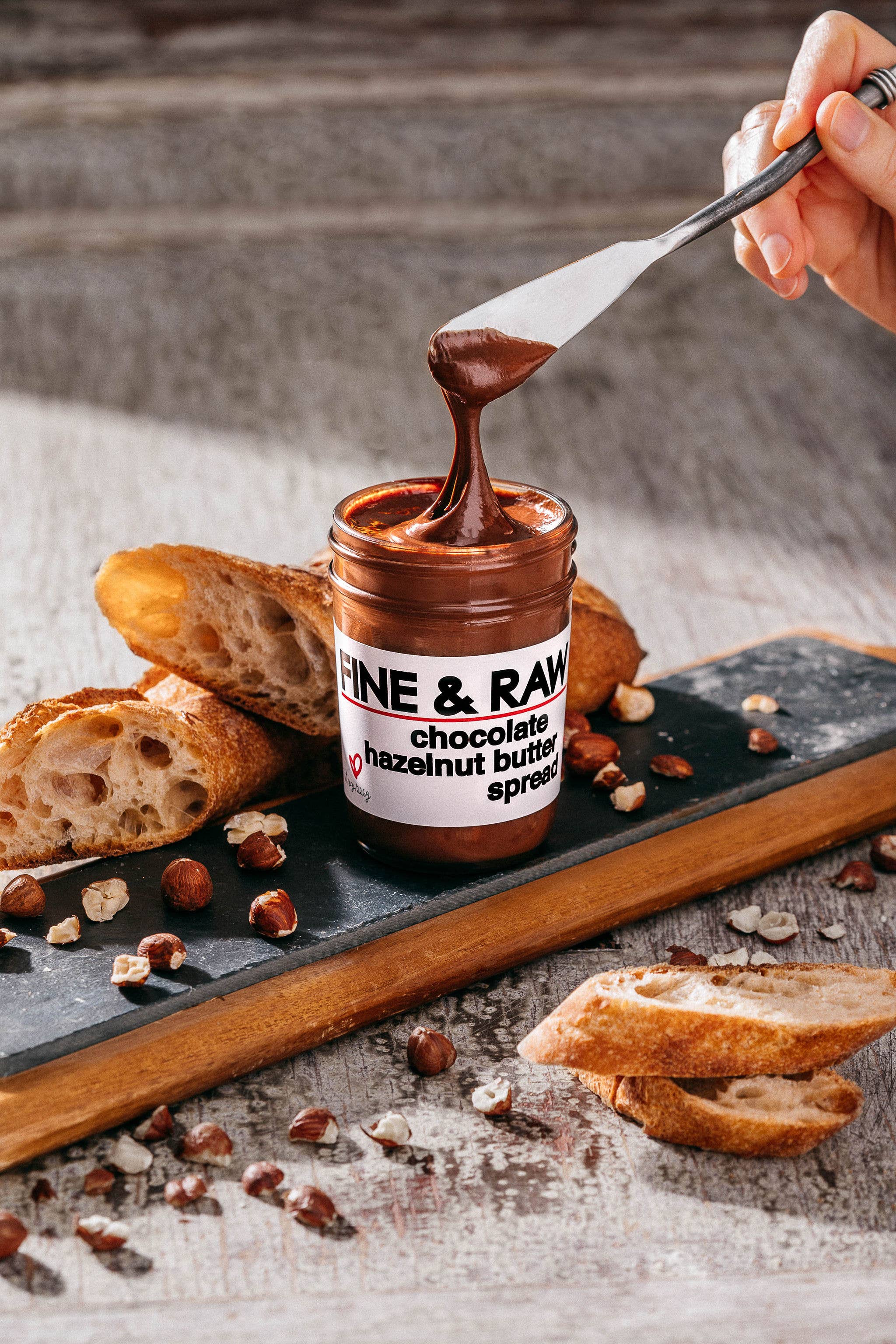 FINE & RAW - Chocolate hazelnut butter spread