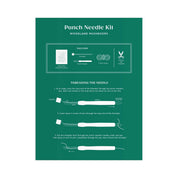 Woodland Mushrooms Punch Needle Kit