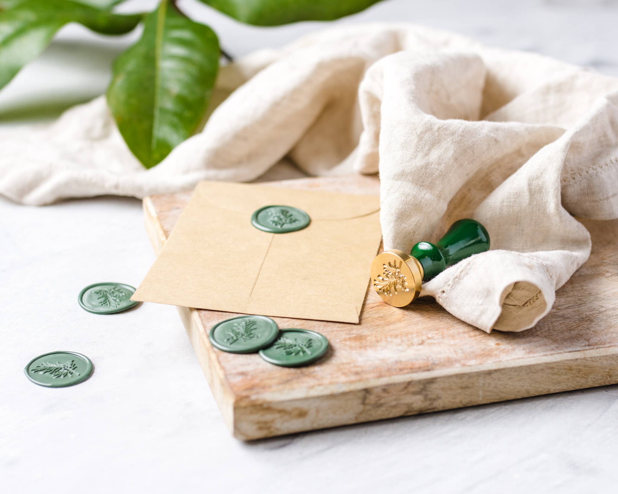 Wax Seal Stamp and Wax Stick Set: 3 Design Options
