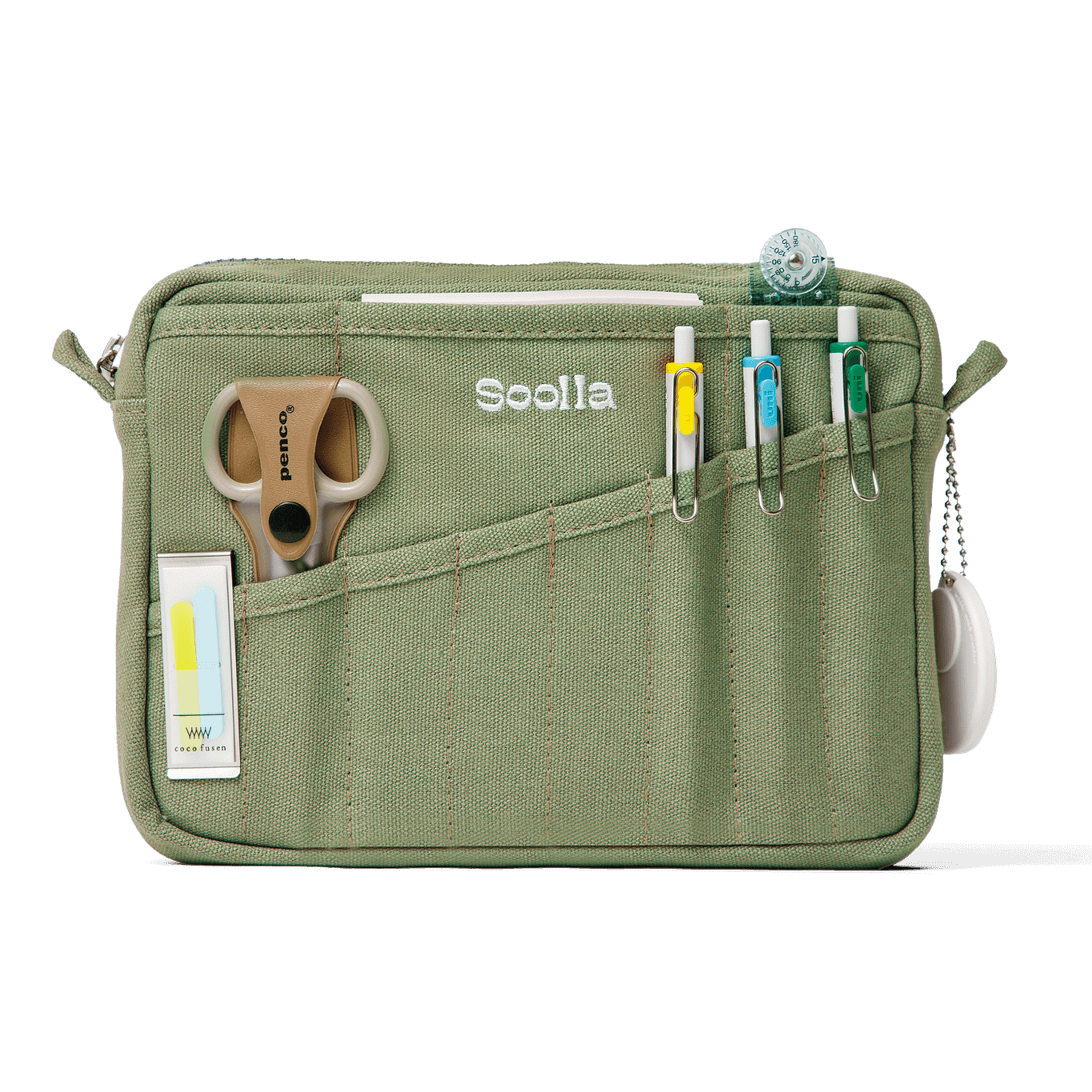 Soolla® Studio Pouch - Ganja Green (Stationery Pouch)