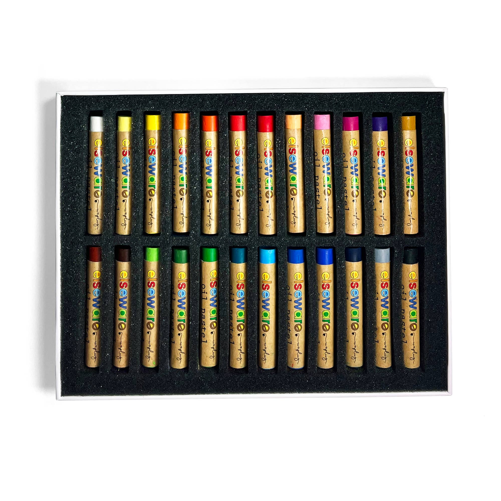24 Oil Pastels by Elseware