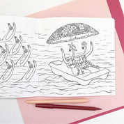 The Pink Flamingos Coloring Book
