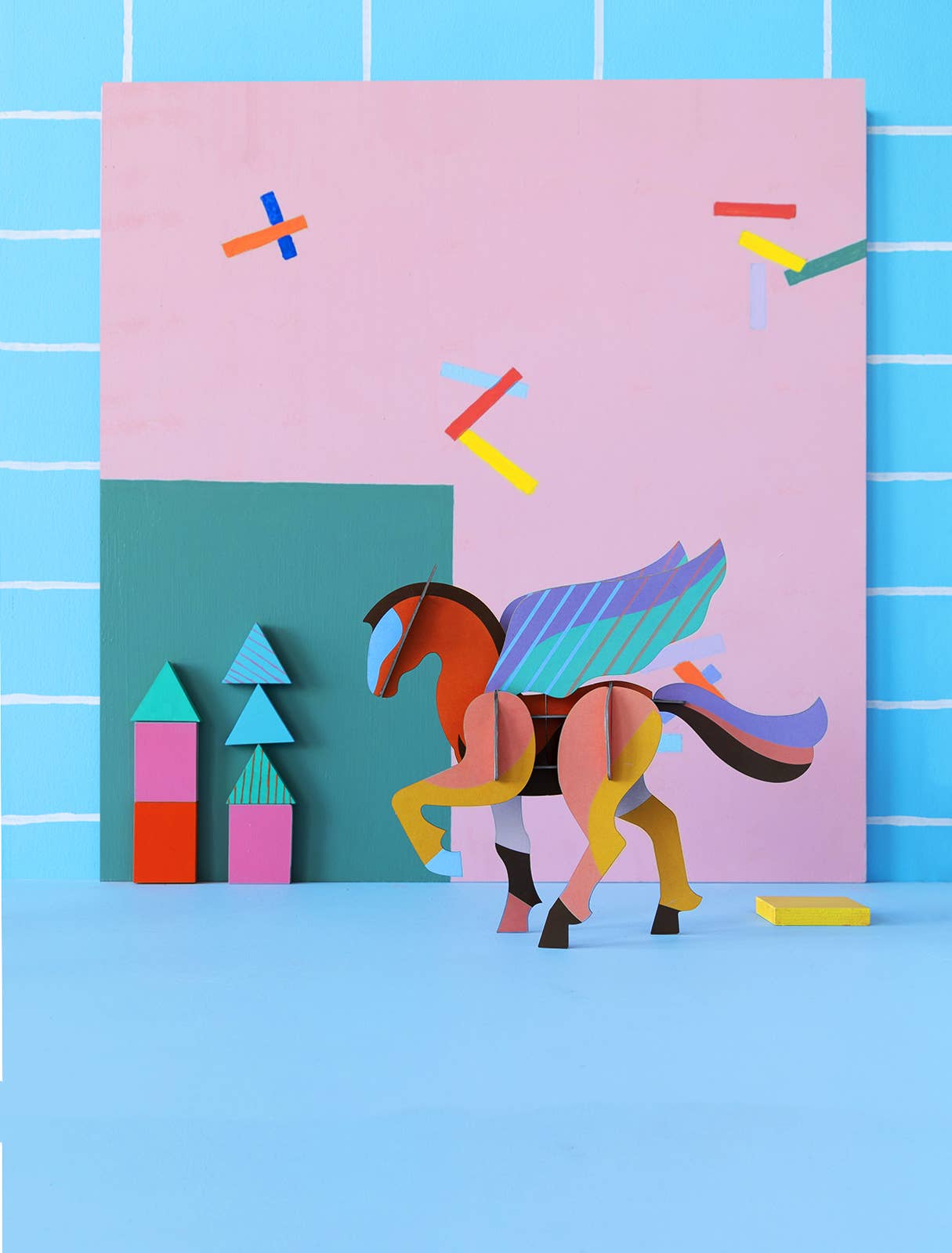 Giant Pegasus 3D Wall Art Craft Kit