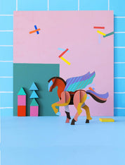 Giant Pegasus 3D Wall Art Craft Kit