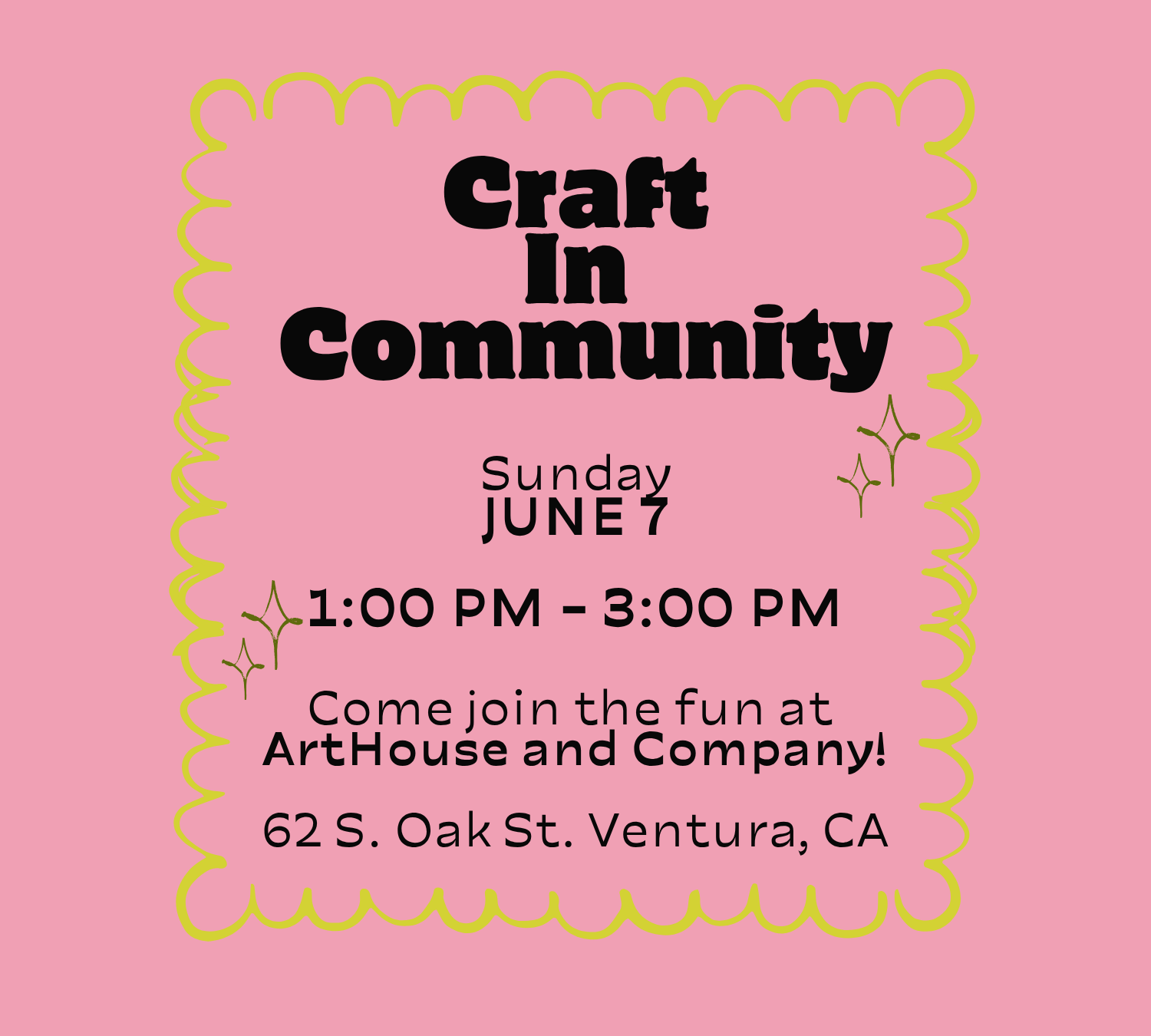 Craft in Community | June 7th