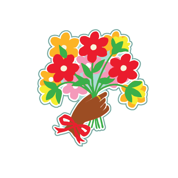 Bouquet Sticker