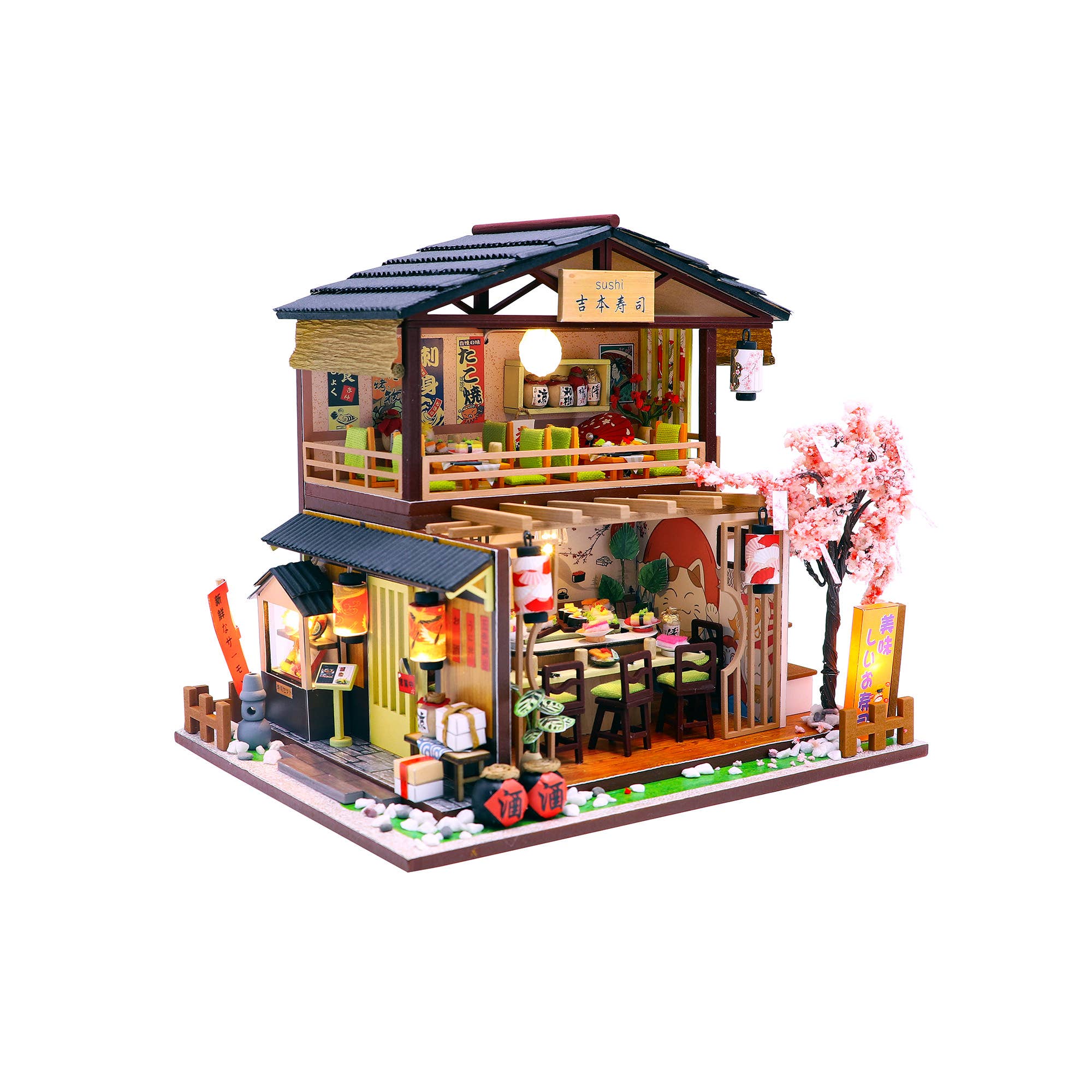 Sushi House DIY Miniature House Kit