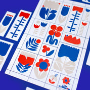 March Flowers - Poster Stamp series 3  by Lisa Congdon