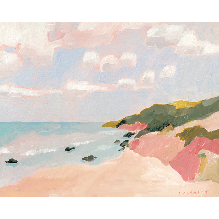 Ocean Bluffs - Giclee Print 8x10