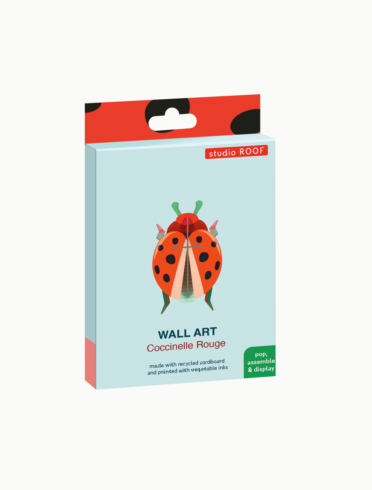 Coccinelle Rouge Beetle 3D DIY 3D Wall Art Craft