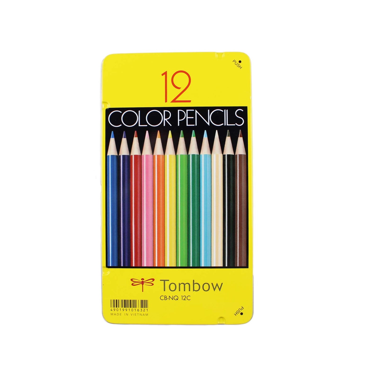 Tombow 1500 Series 12 Piece Colored Pencil Set