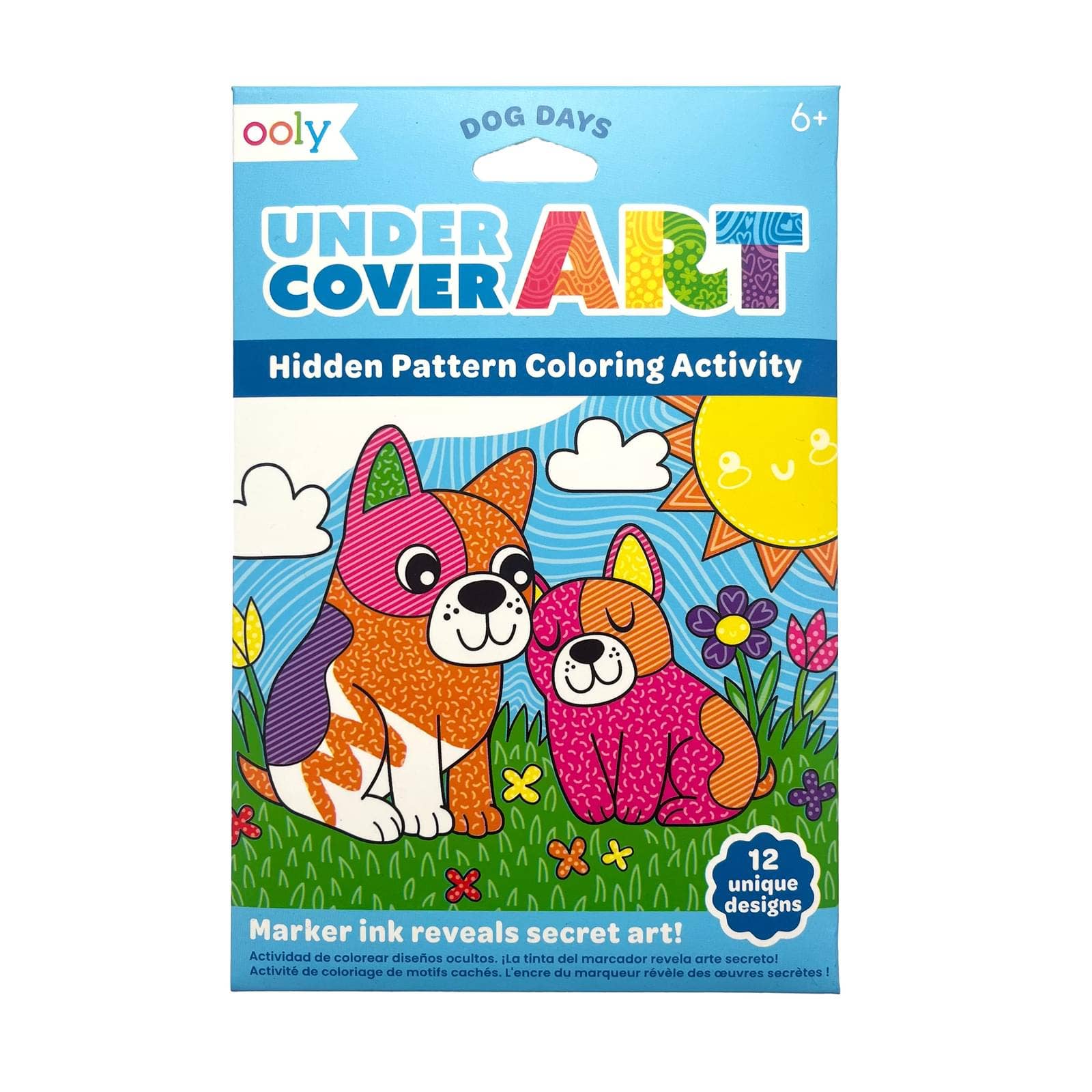 Dog Days - Undercover Art Hidden Patterns Coloring Activity