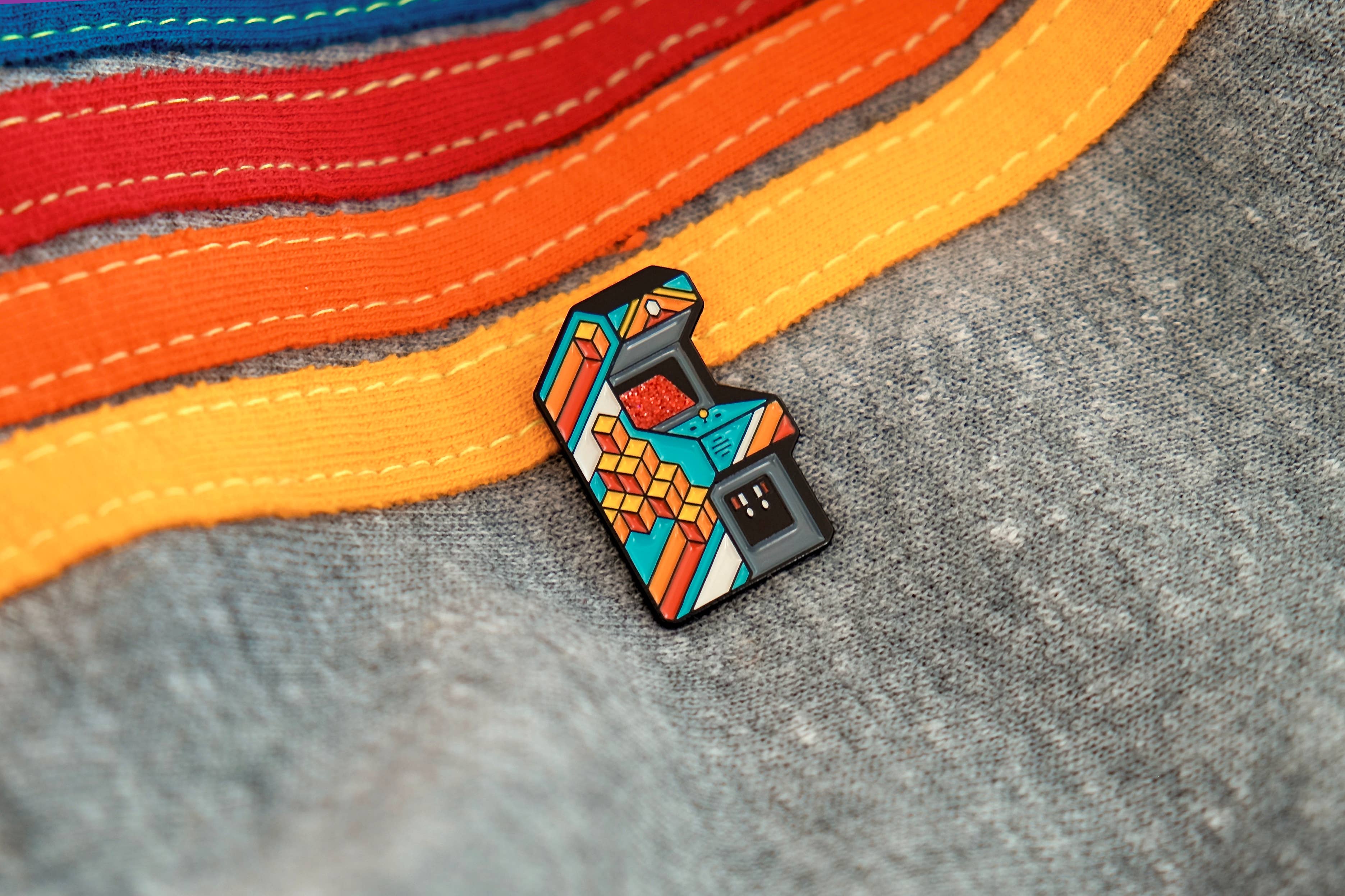 Arcade: Build Soft Enamel Pin