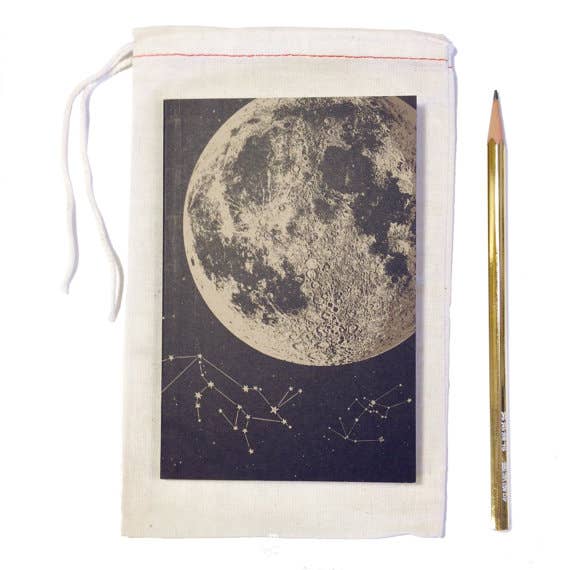 Small Moon Recycled Paper Journal