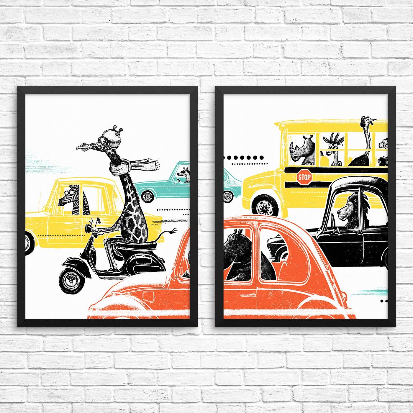Scooter Screen Print 18"x24"