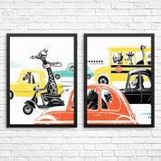 Scooter Screen Print 18"x24"