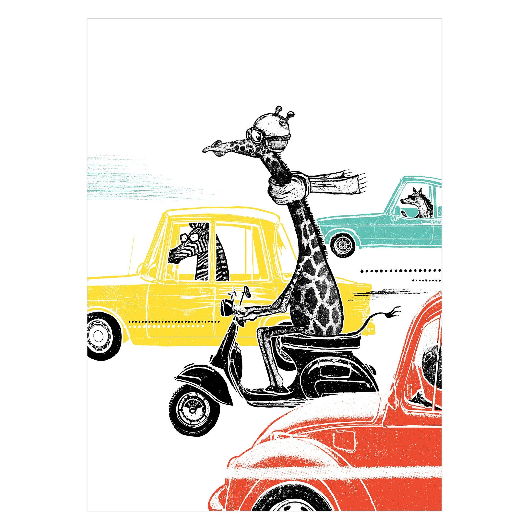 Scooter Screen Print 18"x24"