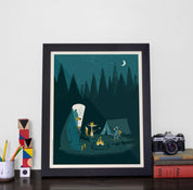 Camping Out Screen Print