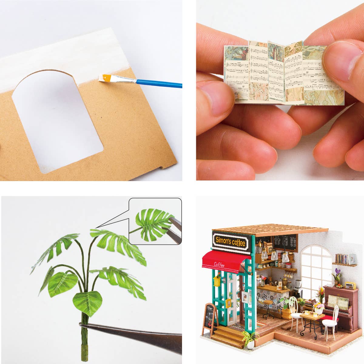 Simon's Coffee: DIY Miniature House Kit