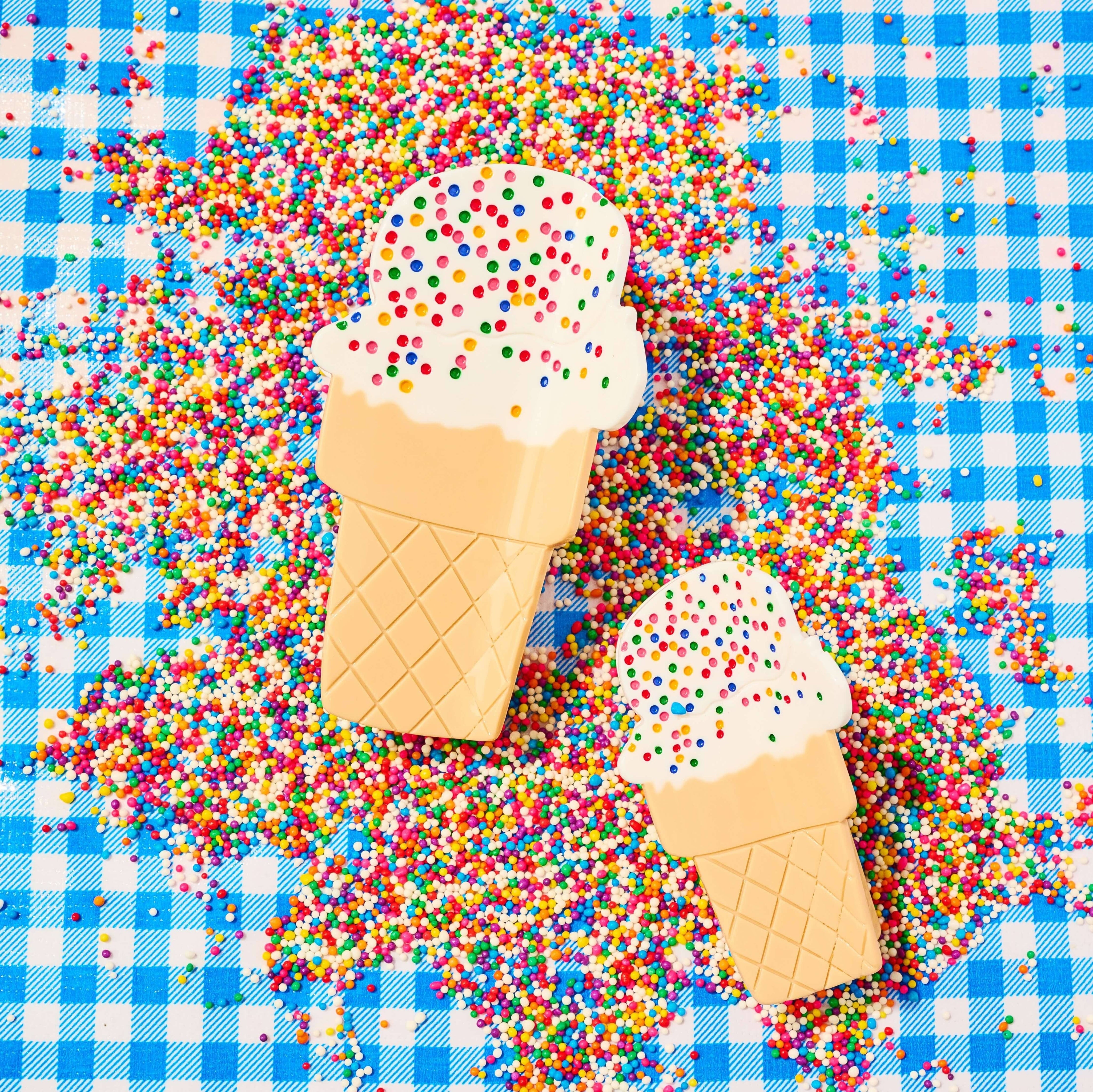 Sprinkle Ice Cream | Mini Hair Claw Clip