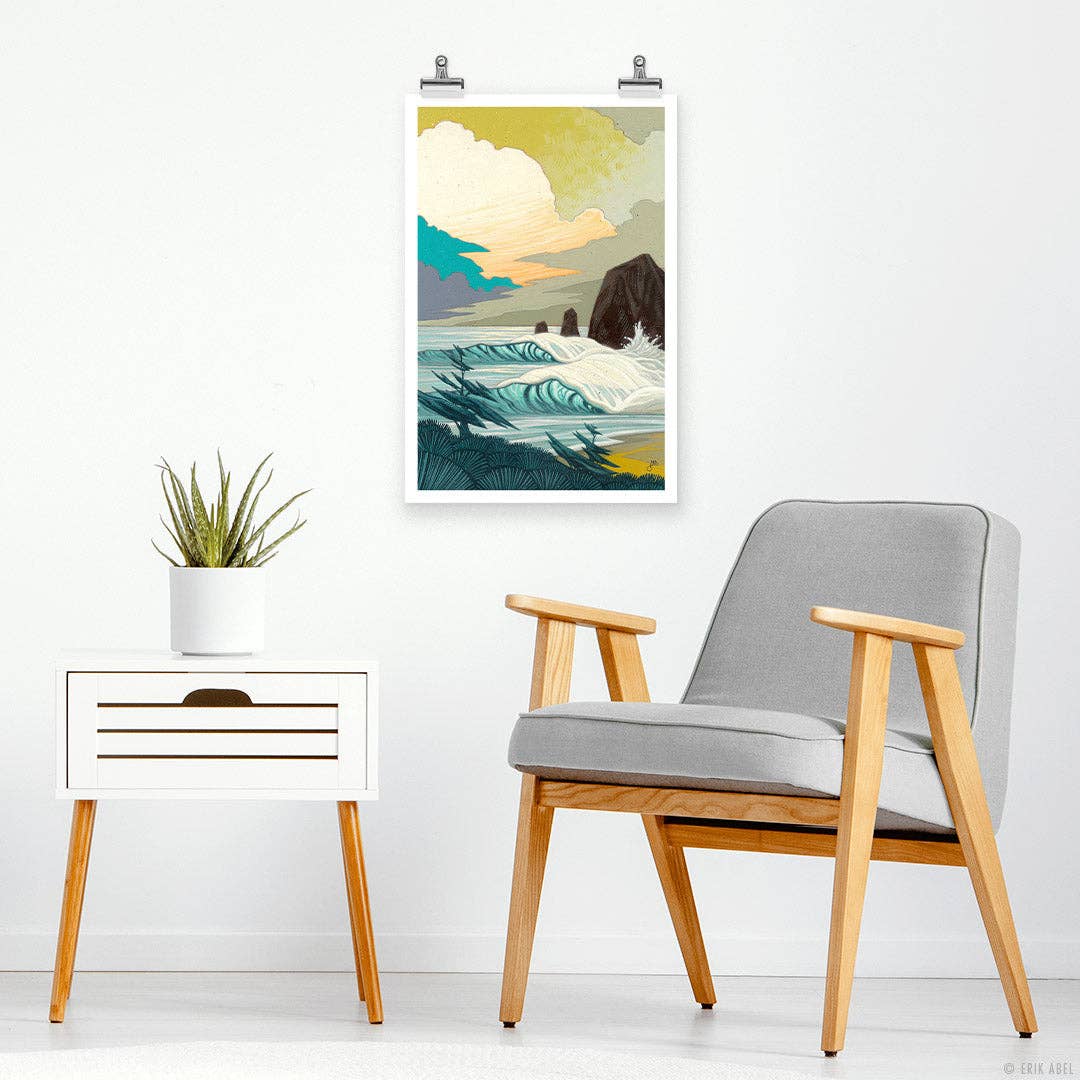 Break in the Storm - 9x12 Giclee Print