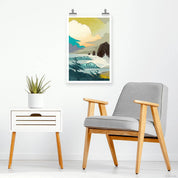 Break in the Storm - 9x12 Giclee Print