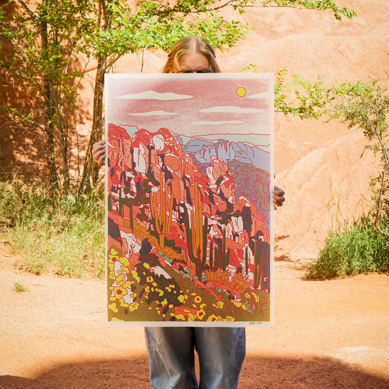 Desert Spring Print: 12"x18"