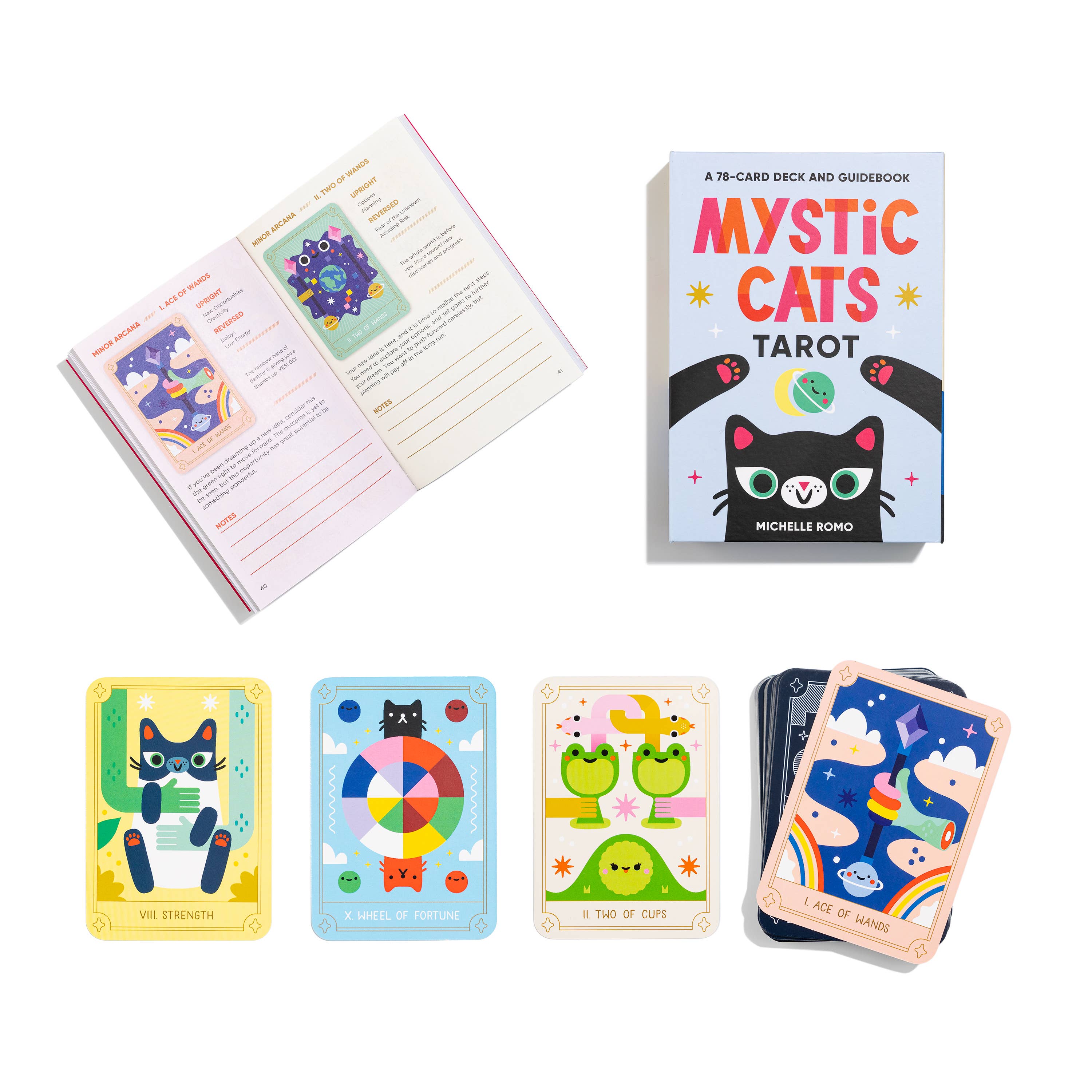 Mystic Cats Tarot: A 78-Card Deck and Guidebook