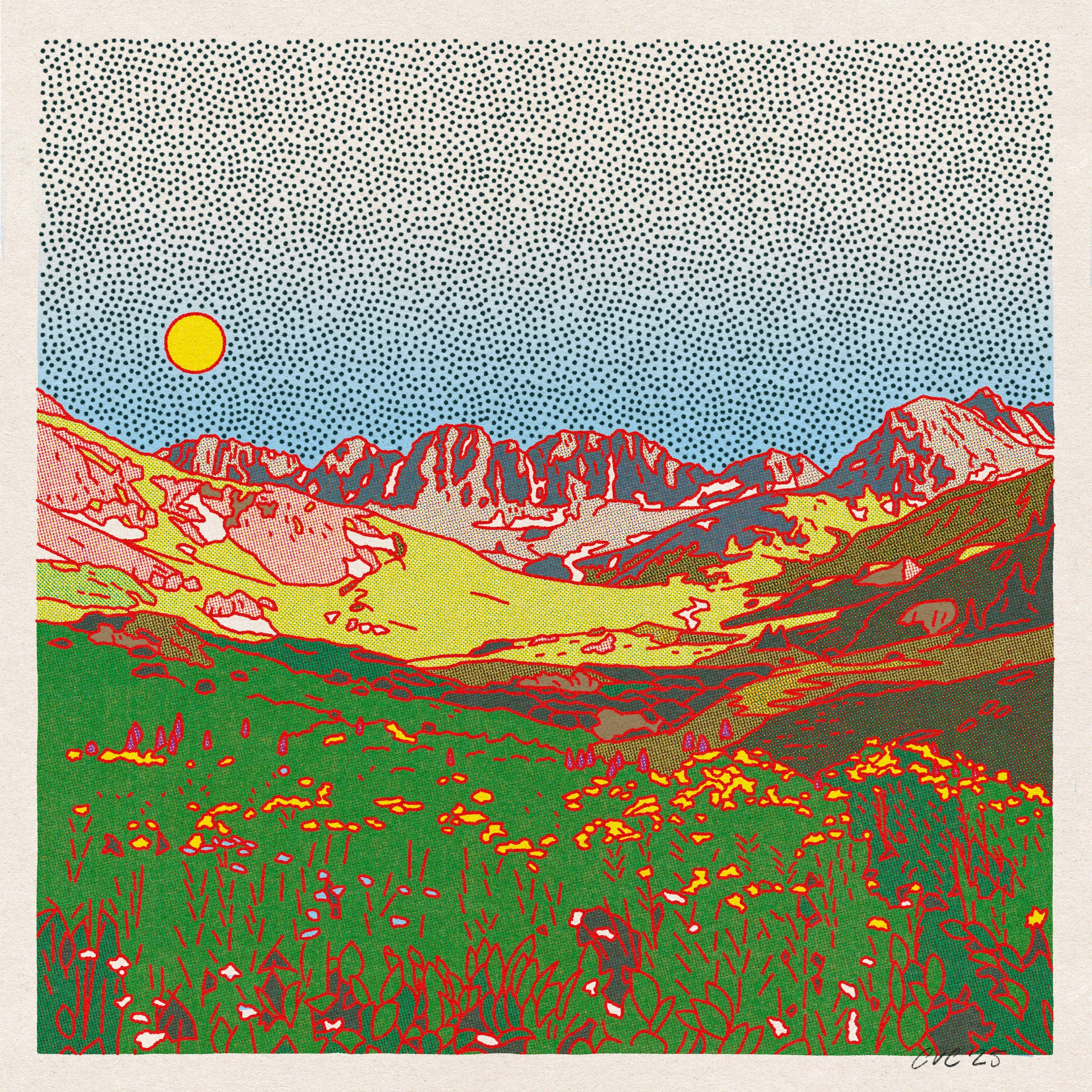 The American Basin 12"x12" Print
