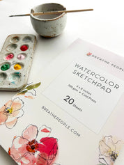 20 Sheets | Watercolor Sketch Pad