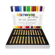 24 Oil Pastels by Elseware