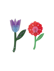 Folk Flowers | DIY 3D Ornament Craft Kit