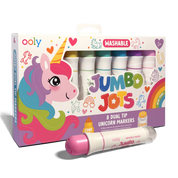 Jumbo Jots Dual Tip Unicorn Markers - Set of 8