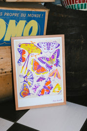 Butterflies A3 Poster - Manon Bucciarelli