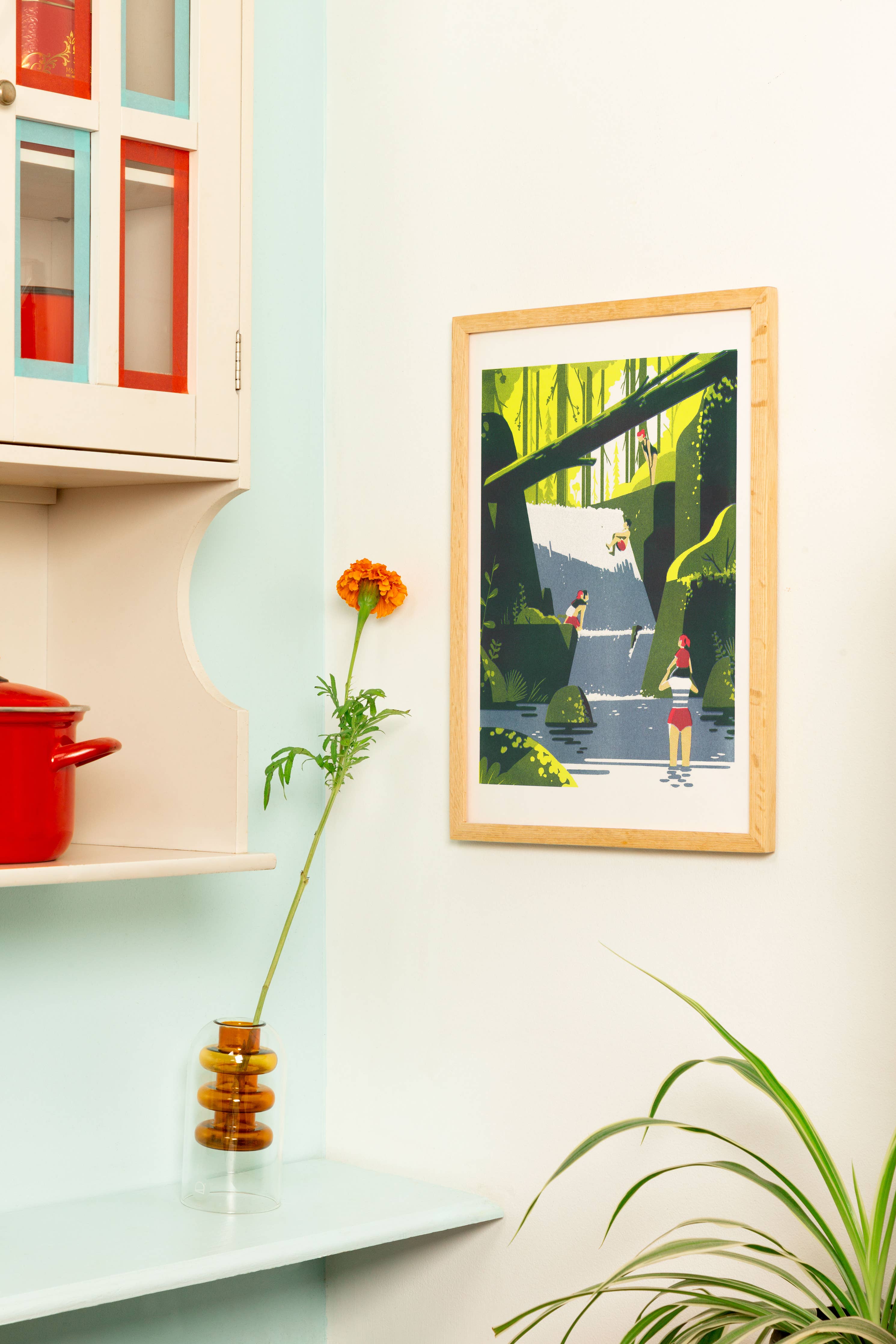 Waterfall | Art Print | Tom Haugomat A3 Poster