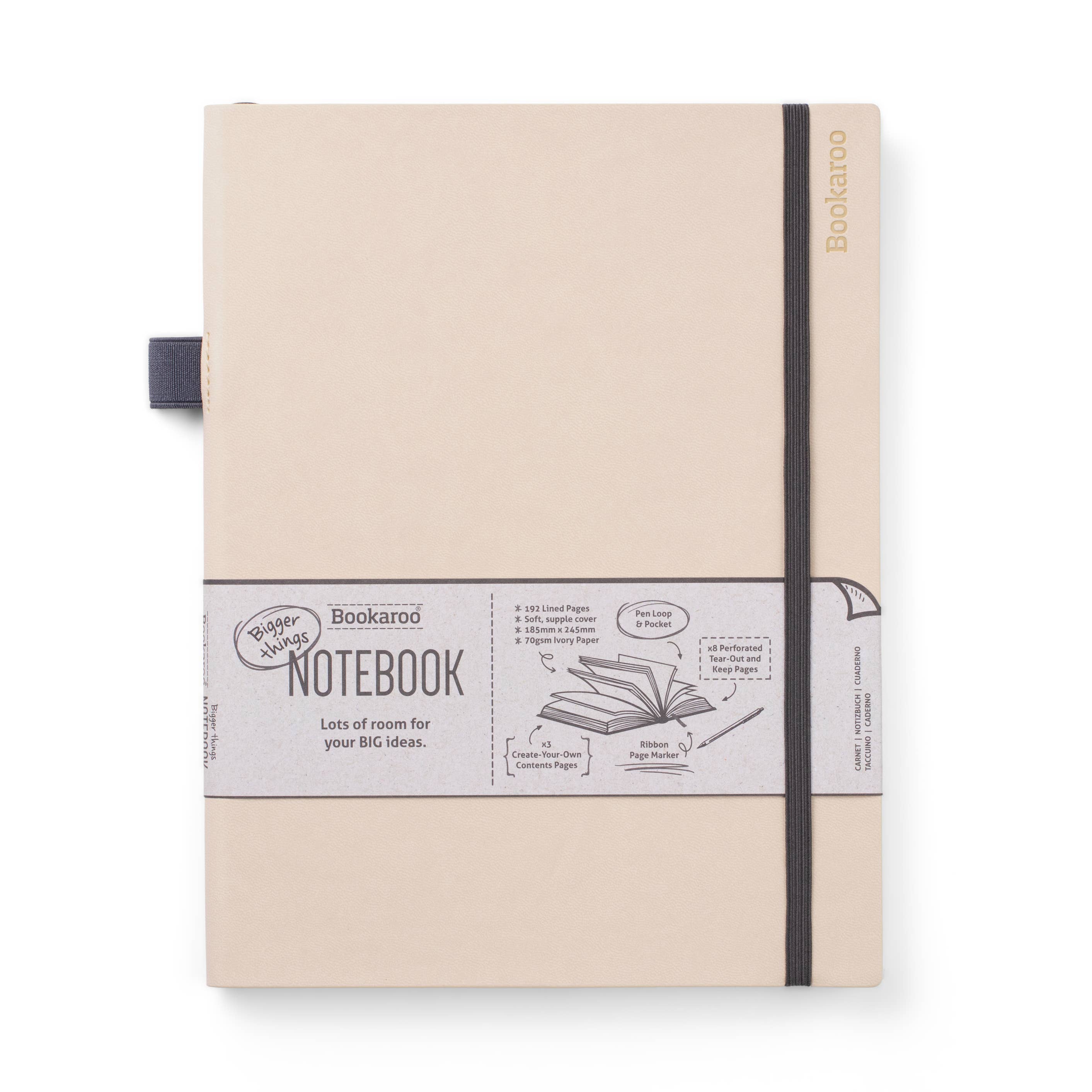 Bookaroo Bigger Things Notebook - 4 Colors Available