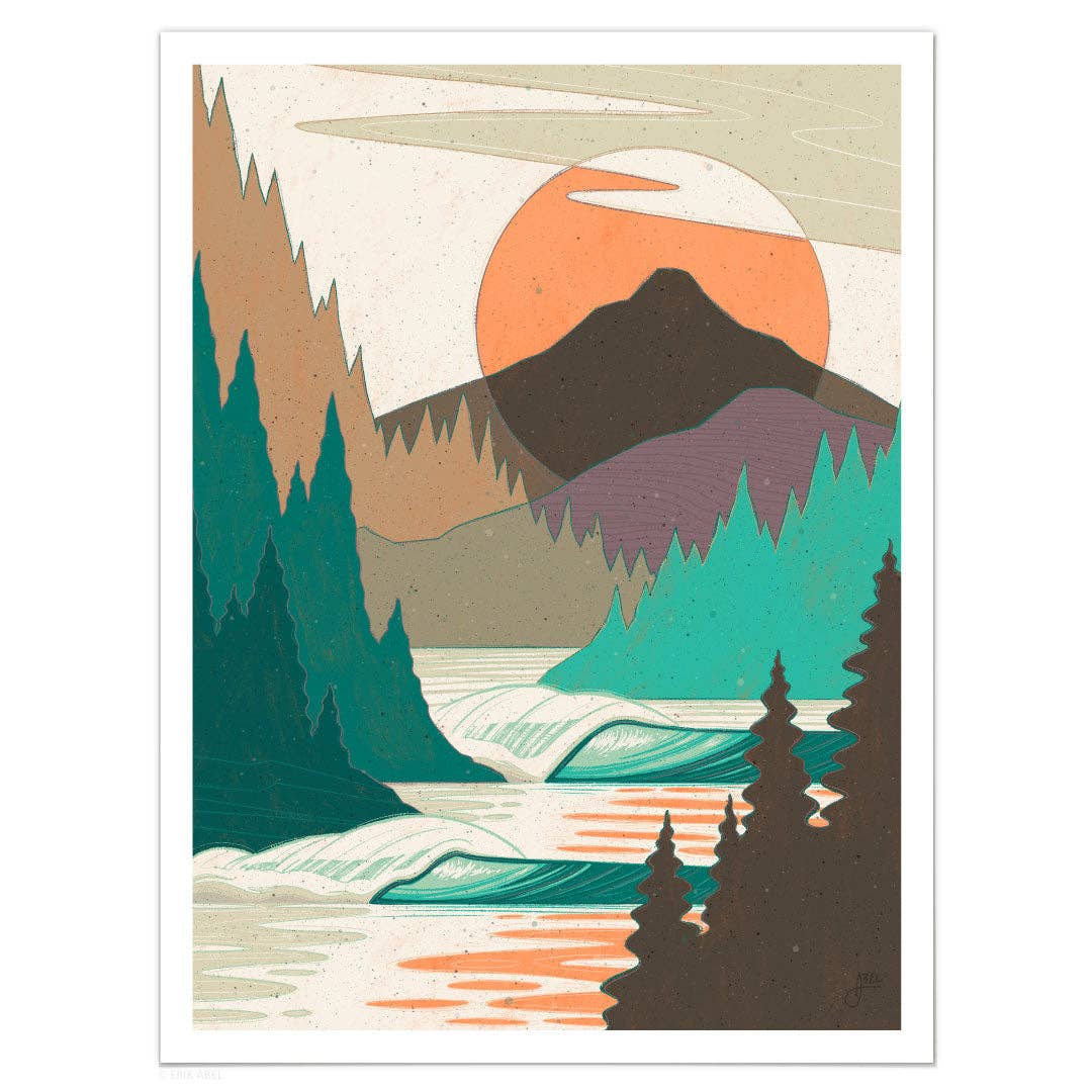 Northern Sol 3 - 9x12 Giclee Print